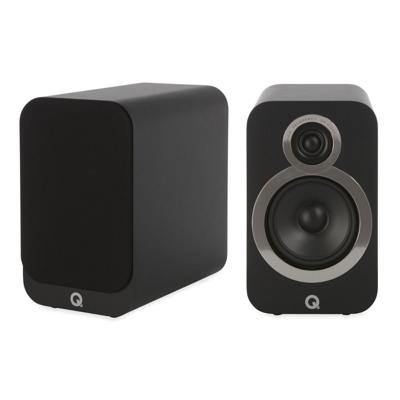 Q Acoustics: 3020i Boekenplank Speakers 2 Stuks - Carbon Black