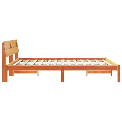 Bedframe Wasbruin 140 x 200 cm Massief grenenhout