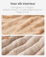 Duux Yentl Overblanket Bubble Rabbit Faux Fur (200 x 200) Elektrische deken Grijs - thumbnail