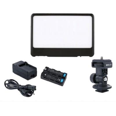 Falcon eyes soft led lamp set dimbaar dv-80sl-k2 incl. accu