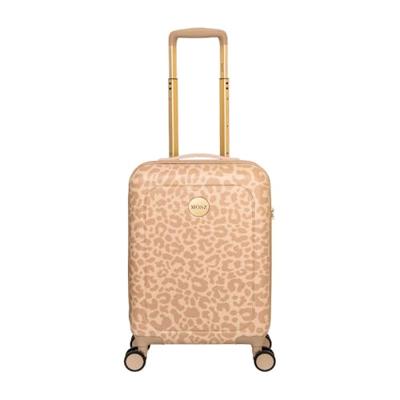 Handbagage koffer panterprint beige - 55 cm - 33 liter - MŌSZ Lauren