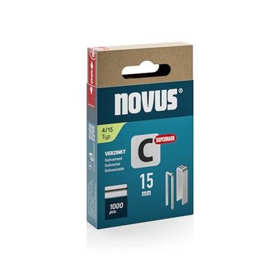 Novus Tools 042-0801 Nieten met smalle rug Type 4 1000 stuk(s) Afm. (l x b) 15 mm x 6.1 mm