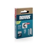 Novus Tools 042-0801 Nieten met smalle rug Type 4 1000 stuk(s) Afm. (l x b) 15 mm x 6.1 mm - thumbnail