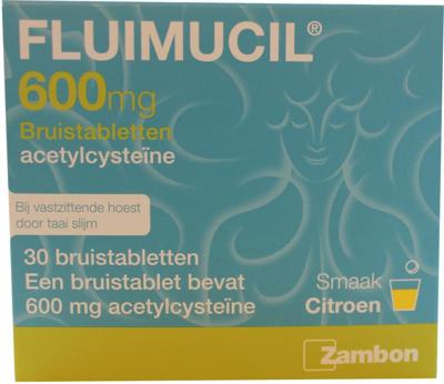 Fluimucil 600mg Bruistablet 30st