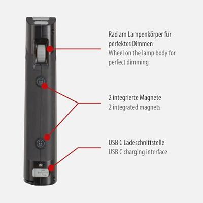 Brennenstuhl Accu-LED-zaklamp | SANSA 401 A | 400lm - 1177370010 Brennenstuhl Accu-LED-zaklamp | SANSA 401 A | 400lm - 1177370010