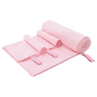 Set van Sporthanddoeken 3 pcs Roze Polyester en Polyamide - thumbnail