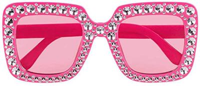 Boland Partybril bling bling felroze Boland Partybril bling bling felroze