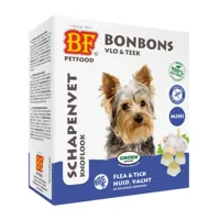 BF Petfood Schapenvet Mini Bonbons met knoflook 3 verpakkingen - thumbnail