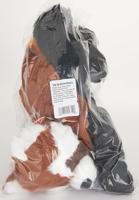 Wild Republic knuffel panda junior 30 cm pluche rood - thumbnail