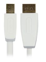 Mini DisplayPort Kabel Mini-DisplayPort Male - DisplayPort Male 1.00 m Wit - thumbnail