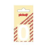 Plakcijfer Helvetica 40 mm Sticker witte cijfer 0 Pickup - Pickup - thumbnail