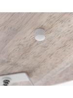 Steinhauer Industriële plafondlampGearwood 3-lichts wit met hout - 3063W - thumbnail