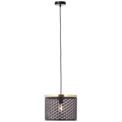 Brilliant Zwarte hanglampNeolia met goud - 99281/86