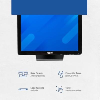 Monitor met Touchscreen iggual MTL Afmetingen 17" Monitor met Touchscreen iggual MTL Afmetingen 17"