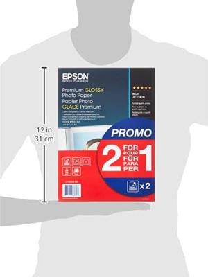 Epson A4 Premium Glossy 2x15 vel 255g/m² - thumbnail