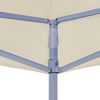 VidaXL Partytentdak 270 g/m² 4x3 m crème