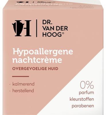 Dr. van der Hoog Nachtcreme hypo allergeen 50 Milliliter