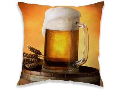 Bier sierkussen 40X40 cm