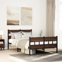 Bedframe met hoofdbord en voetbord zonder matras 120x200 cm - thumbnail