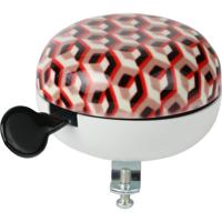 Widek bel ding dong 80mm art collection mosaic rood - thumbnail