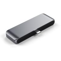 Satechi Type-C Mobiel Pro Hub Adapter Met USB-C PD Opladen, 4K HDMI, USB 3.0 & 3.5Mm Koptelefoon Aansluiting - Voor M2/ M1 ipad Pro, M1 ipad Air, ipad Mini En Meer (Ruimte Grijs) - thumbnail