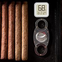 TFA Dostmann Humidore 30.5056.54 Thermo- en hygrometer Zilver - thumbnail