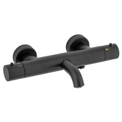 Badkraan Thermostatisch Plieger Napoli Met Omstel HOH 15cm Cool Body Zwart Badkraan Thermostatisch Plieger Napoli Met Omstel HOH 15cm Cool Body Zwart