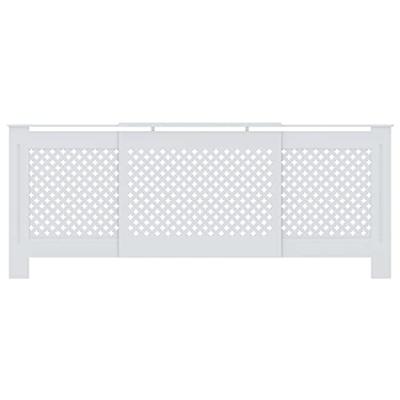 VidaXL Radiatorombouw 205 cm mdf wit
