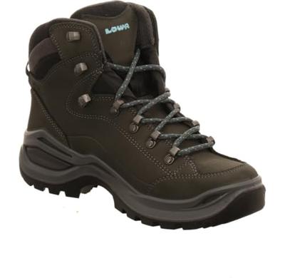 Lowa Renegade Evo GTX Mid S Hoge Wandelschoen Dames Asphalt/Turqoise 5 Lowa Renegade Evo GTX Mid S Hoge Wandelschoen Dames Asphalt/Turqoise 5