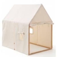Kid's Concept Speeltent Junior 110x124 Cm Polyester/hout Wit - thumbnail