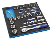 Promat/Tecwerk Gereedschapsmodule | 55-delig 2/3-module | dopsleutel - 4000871249 - thumbnail