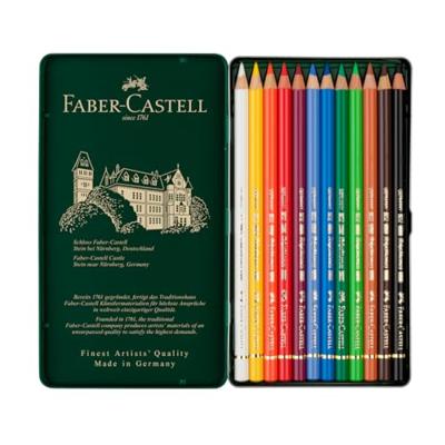 Faber Castell FC-110012 Kleurpotlood Polychromos 3,8mm Kerndikte Etui à 12 Stuks