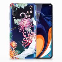 Samsung Galaxy A60 | TPU Hoesje | Bird Flowers - thumbnail