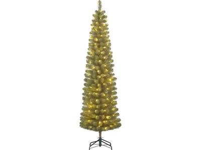 Kunstkerstboom Charlton Pilar Groen LED dia. 53x185 cm I Black Box - Black box