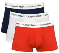 Calvin Klein boxershorts low rise rood-wit-blauw - thumbnail