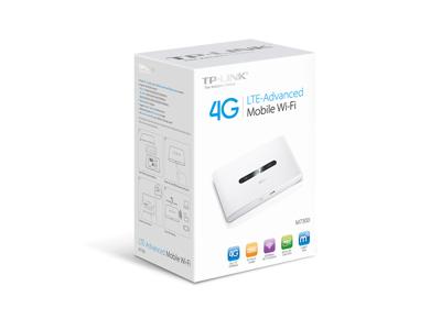 TP-Link M7300 V3.0 TP-Link M7300 V3.0 mobiele 4G/LTE MiFi dual band WLAN router (150 Mbit/s + 2000 mAh interne accu, 32 GB micro SD-kaart, SIM-kaartsleuf, micro SD-kaartsleuf), zilver