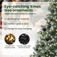 VidaXL Kunstkerstboom met 300 led groen 210 cm pvc en plastic en staal - thumbnail