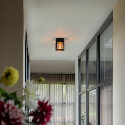 QAZQA Moderne plafondlamp zwart - Cela