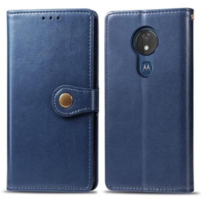 Retro effen kleur lederen gesp mobiele telefoon bescherming lederen draagtas met Lanyard & fotolijstjes & kaartsleuf & portemonnee & beugel functie vo
