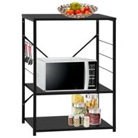 VidaXL Magnetronkast 60x39,6x79,5 cm bewerkt hout zwart - thumbnail