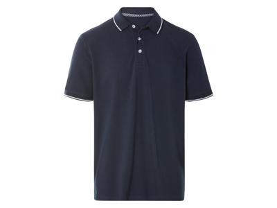 LIVERGY Heren poloshirt (Marineblauw, M)
