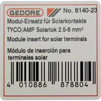 Gedore 8140-23 2078082 Krimpinzetstuk Solar-connectoren 2.5 tot 6 mm² - thumbnail