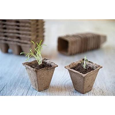 Nature Biologisch Afbreekbare potjes 6cm - 16 stuks