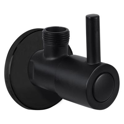 Differnz hoekstopkraan 1/2 x 3/8 mat zwart