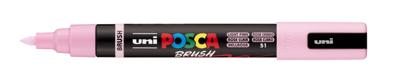 Paintmarker uni posca pc-5br brushpunt m lichtroze Paintmarker uni posca pc-5br brushpunt m lichtroze