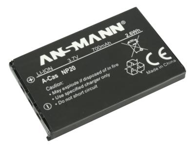 Ansmann A-CAS NP 20 Lithium-Ion (Li-Ion) 600 mAh Ansmann A-CAS NP 20 Lithium-Ion (Li-Ion) 600 mAh
