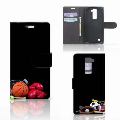 LG K10 2015 Wallet Case met Pasjes Sports LG K10 2015 Wallet Case met Pasjes Sports