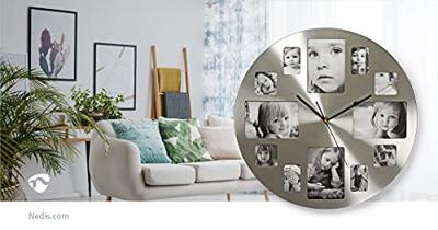 Nedis Wandklok | 400 mm | Zilver | 1 stuks - CLWA003PH40 CLWA003PH40 Nedis Wandklok | 400 mm | Zilver | 1 stuks - CLWA003PH40 CLWA003PH40