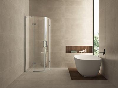 Wiesbaden 1/4 ronde cabine 2 dr.deuren 900x900x2000 chr.8mm NANO