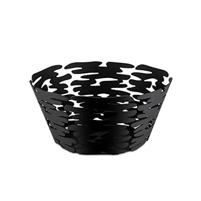 Alessi Barket Schaal zwart RVS 21 cm